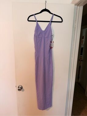 YITTY Lavender Maxi Slip Dress